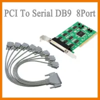 ?ลดราคา? PCI To Serial DB9 8Port card 232 com port 8 Port ชิปเซ็ต SB16C1058 ## ชิ้นส่วนคอมพิวเตอร์ จอมอนิเตอร์ เมนบอร์ด CPU Computer Cases Hub Switch กราฟฟิคการ์ด Gaming