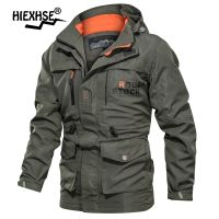 New Spring Men Outdoor Jacket Waterproof Hiking Coat Men Autumn Windbreaker Jacket Military Tactical Jacket Fashion Pockets