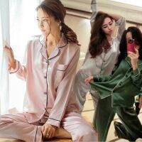 ∋☈ [manufacturers selling] ms han edition trousers of new age season long sleeve pajamas leisurewear silk two suits