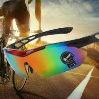 【CW】✁✹ஐ  Cycling Sunglasses Men Glasses Outdoor Windshield Fishing Hiking Blackout Goggle Riding