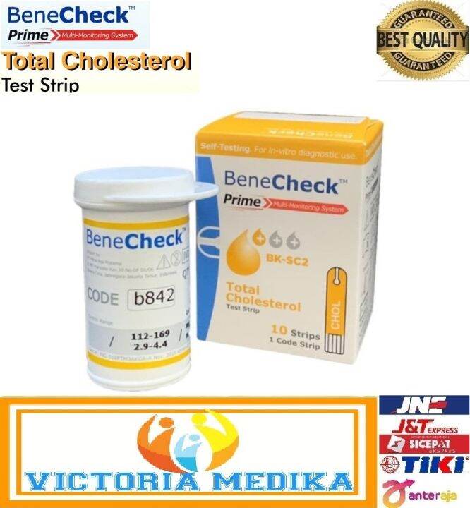 Original Strip Kolesterol Benecheck Prime Alat Cek Darah | Lazada Indonesia