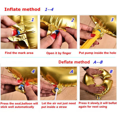 ตัวอักษร Mylar Foil ธงประดับวันเกิดมีความสุข | ของตกแต่งงานเลี้ยงเป่าลมได้และการตกแต่งสำหรับเด็กงานอีเว้นท์และผู้ใหญ่ | ใช้ซ้ำได้และเป็นมิตรต่อสิ่งแวดล้อม