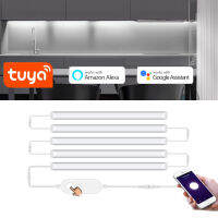 Tuya Smart Under Cabinet Bar Light DC12V 2835 Aluminum LED Strip Tube Night light WIFI Kitchen Home Wardrobe Cupboard Table Lamp