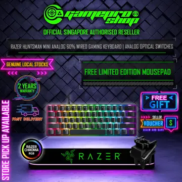 Razer Huntsman Mini 60 Percent Optical Purple Switches Wired Gaming  Keyboard | GameStop