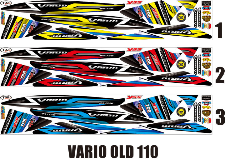 Cod Striping Sticker Variasi Motor Vario Old 110 Generasi Pertama