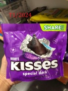 kẹo Kisses special dark - Socola đen Kisses 283g TÍM