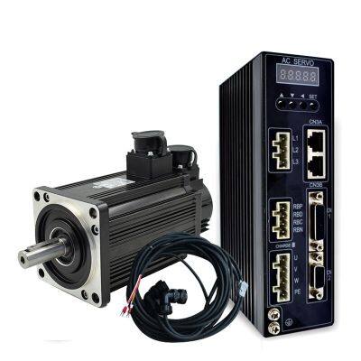 6Nm 1.5Kw 130มม. 220V สำหรับเครื่อง Cnc AC Servo Motor 3เฟสและเซอร์โวไดรฟ์