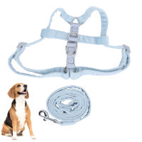 เข็มขัดนิรภัยสุนัข Dog Safety Chest Harness Soft Close Skin for Small Medium Large Dogs