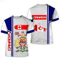 NEW (สต็อกเพียงพอ) 2023 shirt fashion new i love canada 3d all over printed clothes ta0562fashionable mens short-sleeved 3d printed t- coolคุณภาพสูง size:S-5XL