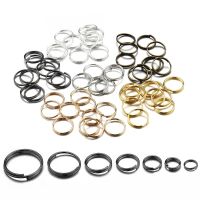 【YF】 Loops Split Rings Conectores para Fazer Jóias Ring Acessórios DIY 5mm 6mm 7mm 8mm 10mm 12mm 14mm 100-200pcs por saco