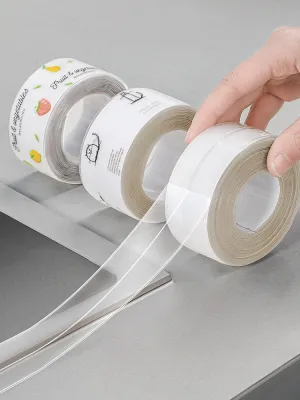 Special waterproof tape for kitchen sink oil-proof sticker toilet tape corner line traceless glue to fill beautiful seams 【JYUE】