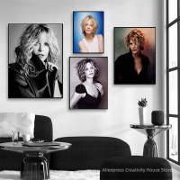 พรีเมี่ยม Meg Ryan Star Wall Art: ภาพพิมพ์ผ้าใบคุณภาพเยี่ยมสำหรับตกแต่งบ้านที่สมบูรณ์แบบ0921