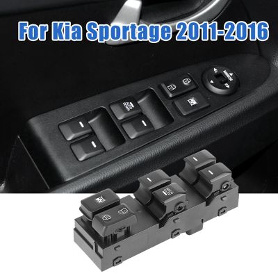 For KIA Sportage R 2011-2016 Power Master Window Lift Control Switch Front Left LH Driver Side 93570-3W000(AUTO DOWN)