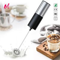 ✒卍 Electric Milk Frother Milk Blender Handheld Drink Mixer with Steel Stand Foam Maker Whisk Mini Blenders for Coffee Hot Chocolate