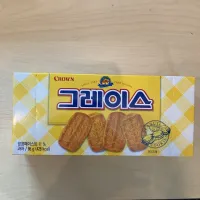 [สินค้าใหม่]peanut cookies พีนัทคุกกี้ ขนมเกาหลี crown grace 85g 크라운제과 그레이스