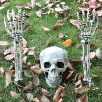 Halloween Decoration Outdoor Festival Ghostface Scream Party Skull Props Haunted House Spider Web Halloween Decor Artificial Arm