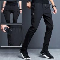 COD SDFERTREWWE Summer thin trousers mens Korean fashion suit casual pants mens business straight ice pants mens