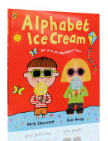 Original English picture book alphabet ice cream a fantasy fun filled ABC master Nick sharratt picture book Wu minlan book list classic English alphabet learning book alphabet