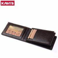 KAVIS 15 Slots Genuine Leather Women Men ID Card Holder Card Wallet Purse Credit Card Business Card Holder Protector Organizer