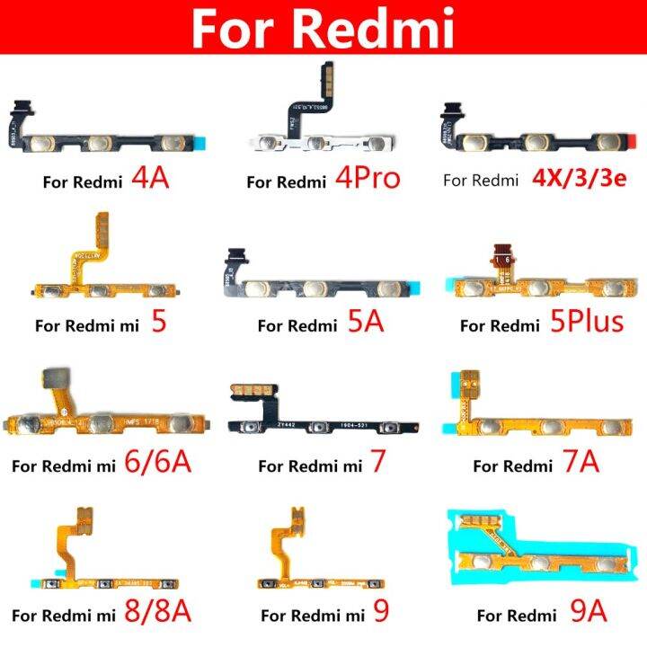 new-hot-anlei3-ปุ่มปรับระดับเสียงสายอ่อนสำหรับปุ่มลงสำหรับ-xiaomi-redmi-10-4-pro-5-plus-3-3s-4a-4x-5a-5-6-6a-9a-8a-k30-8-9