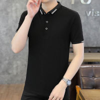 Summer New Mens Polo Short Sleeve T-shirt Cotton Thin Fashion Polo Mens Top