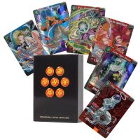 50Pcs/Box Dragon Ball Cards Shiny Son Goku Saiyan Vegeta TCG Rare Trading Proxy Collection Card Anime for Children Gift Toys