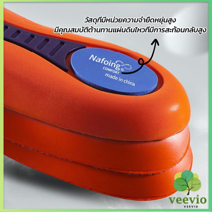 veevio-แผ่นพื้นรองเท้า-ดูดซับแรงกระแทก-แบบนิ่ม-ยืดหยุ่นสูง-สําหรับรองเท้ากีฬา-sports-insole