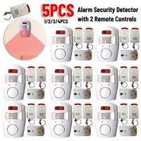 1-5pcs Wireless Motion Sensor Alarm Security Detector Indoor Outdoor Alert Systeem Met Afstandsbediening Voor Thuis Garage