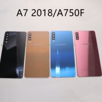 Back Cover For Samsung Galaxy A7 2018 A750F Battery Case Rear Housing With Camera Glass Lens Cellphone Part