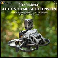 AIMEE กล้องแอคชั่นแคม สำหรับ DJI action สำหรับโกโปร/Insta360 อะแดปเตอร์ขยายด้านบน ขายึด ตัวยึดสำหรับติดตั้ง ที่วางของ