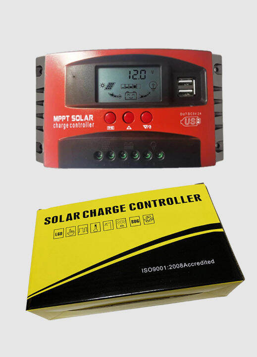 ของแท้-100-ชาร์จเจอร์-12v24v-mppt-solar-charger-controlle-โซล่าร์ชาร์จเจอร์-30a-100a-ชาจเจอร์โซล่า