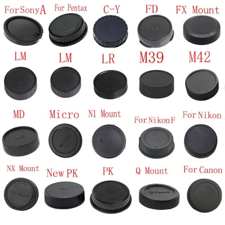 10pcs-lot-camera-rear-lens-cap-for-canon-nikon-sony-for-pentax-olympus-micro-m4-3-panasonic-samsung-leica-fujifilm-camera-mount