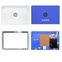 Newprodectscoming NEW Top Case For HP X2 210 G2 10 P Laptop LCD Back Cover/Front Bezel Rear Lid Back Cover White/Blue