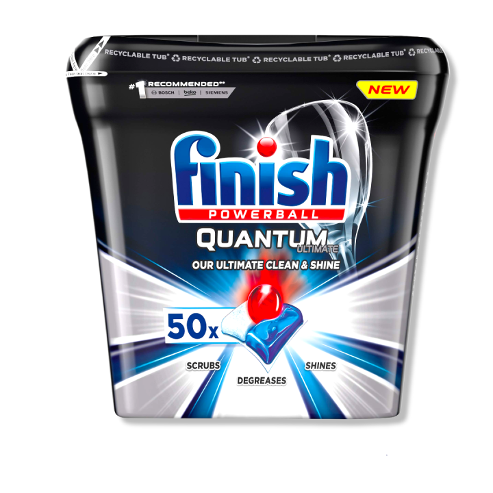 Finish Quantum Ultimate Dishwasher Tablets [50 tabs] Lazada PH