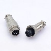 GX12 Aviation butt-joint connector Female plug 2pin3pin4pin Male plug push-pull 5/6/7pin cable butt joint connectorWires Leads Adapters