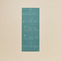 KIMJALY เสื่อโยคะสำหรับเด็กหนา 5 มม. (สีกากีพิมพ์ลายหมี) - Kimjaly 5mm thick kids yoga mat (khaki bear print)เสื่อโยคะ โยคะ เสื่อ เบาะ เบาะออกกำลัง เสื่อออกกำลัง