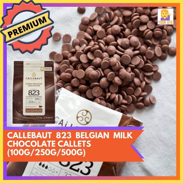 Callebaut Milk Belgian Chocolate Callets 823 100g 250g 500g Lazada Ph