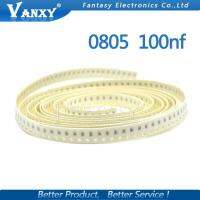 100pcs 100nF X7R Error 10% 50V 0805 0.1UF 104 SMD Thick Film Chip Multilayer Ceramic Capacitor