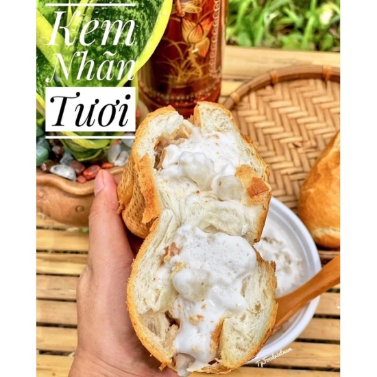 Kem nhãn tươi hộp 500gr giao hỏa tốc tphcm - ảnh sản phẩm 2