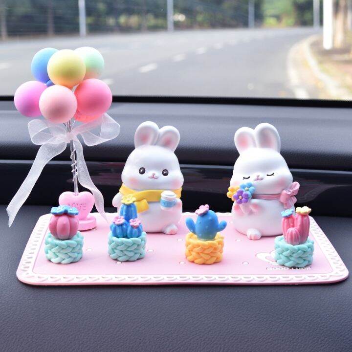 automotive-decorative-furnishing-articles-rabbit-cute-cartoon-character-auto-supplies-instrument-panel-rabbit-rabbit-high-grade-accessories-in-the-car