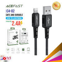 ACEFAST รุ่น C4-02 สายชาร์จ ไอพี ชาร์จเร็ว 2.4A Max ยาว 1.8เมตร Charging Data Cable C4-02 USB-A to iP biggboss