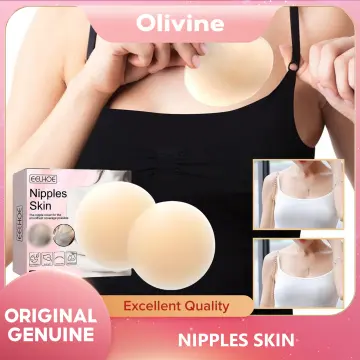 Ultra Thin Reusable Nipple Covers Stickers For Brown Skin Adhesive