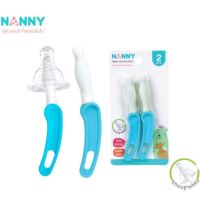 Nanny Nipple Cleaning Brush แปรงทำความสะอาดจุกนม แบบคอแคบ ชนิดฟองน้ำ 1 แพ็ค (2 ชิ้น) N5734