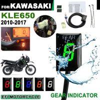 ・สำหรับ Kawasaki Versys KLE650 KLE 650 2010- 2012 2013 2014 2015 2016 2017อุปกรณ์เสริมรถจักรยานยนต์เครื่องแสดงความเร็วเกียร์