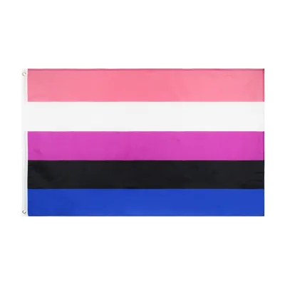 3Jflag 3x5Fts 90X150cm LGBT Genderqueer Genderfluid Gender Fluid Pride Flag For Decoration Decanters