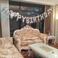 Birthday Arrangement Happy Birthday Aluminum Film Balloon Trum Letter Happy Birthday Party Arrangement Decorations.