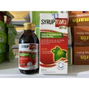 Syrup Tomo Chanh Đào Mật Ong cao lá thường xuân giảm ho, giảm viêm họng