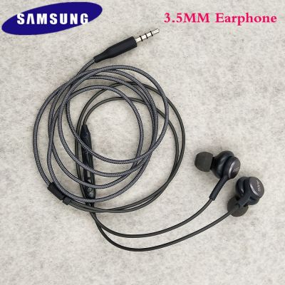 Samsung ดั้งเดิม3.5มิลลิเมตรหูฟังมีสายหูฟังชนิดใส่ในหู IG955พร้อมไมโครโฟน,ชุดหูฟังควบคุมระดับเสียงสำหรับ AKG Galaxy A52 S A32 A72