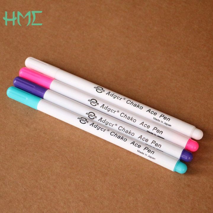 4pcs-lot-soluble-cross-stitch-water-erasable-pens-grommet-ink-fabric-marker-marking-pens-diy-needlework-home-tools-needlework