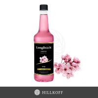 HILLKOFF : น้ำเชื่อมแต่งกลิ่น LongBeach Syrup ลองบีช ไซรัป กลิ่น Sakura ขนาด 740 ml.